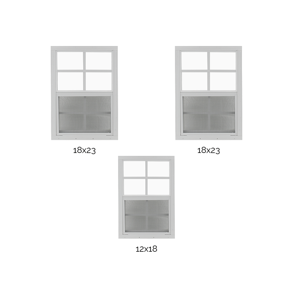 Third Coast Craftsman Chicken Coop Plan Windows - Shed Windows and More, Inc.