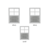 Third Coast Craftsman Chicken Coop Plan Windows - Shed Windows and More, Inc.