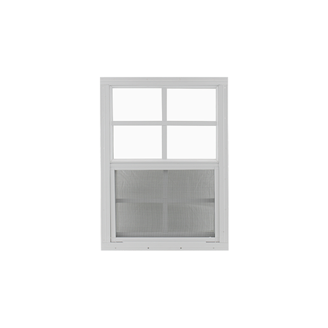 Vertical Slider 18" x 23" Window with Tempered Glass White Flush