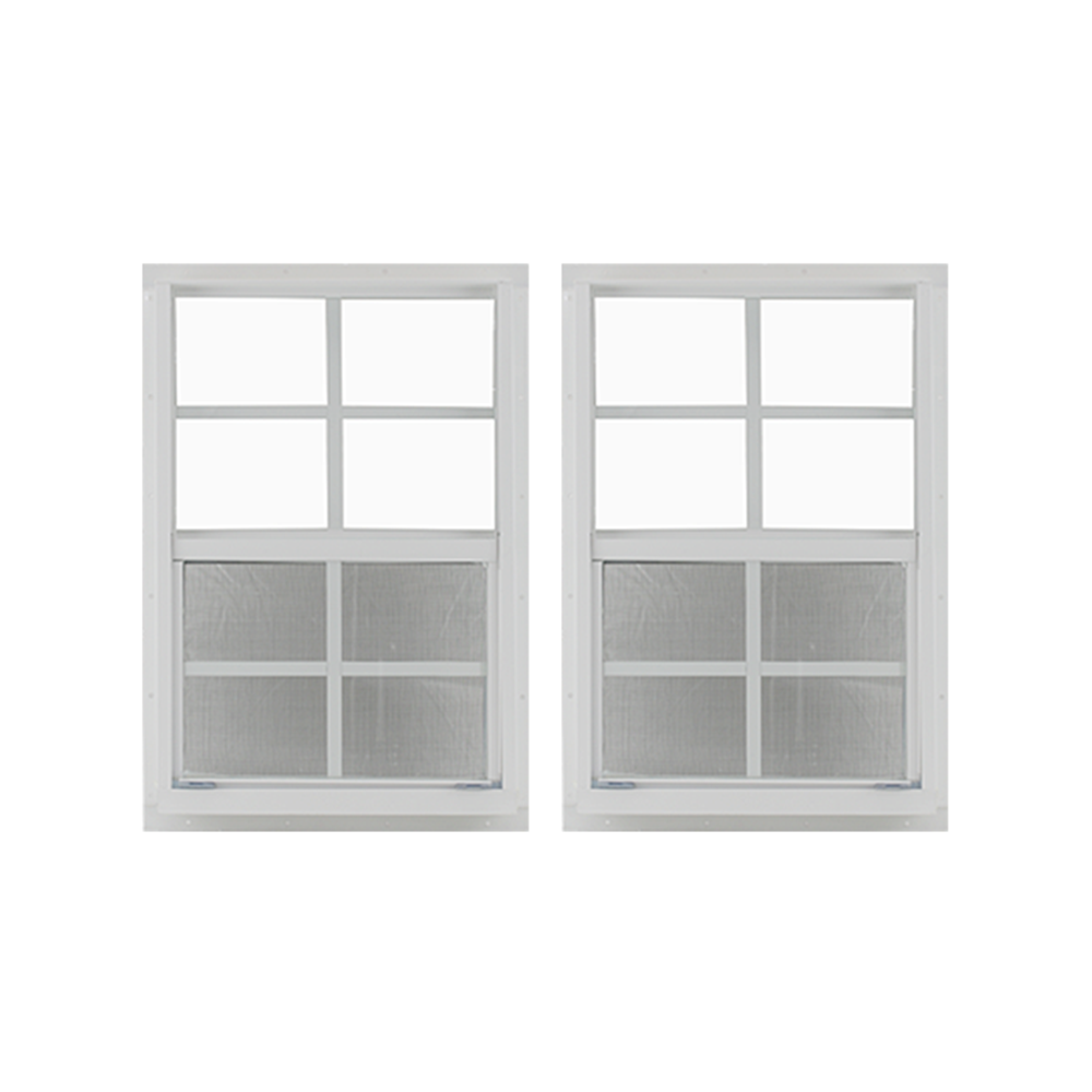 18" x 23" Window with Tempered Glass Bundle White Back