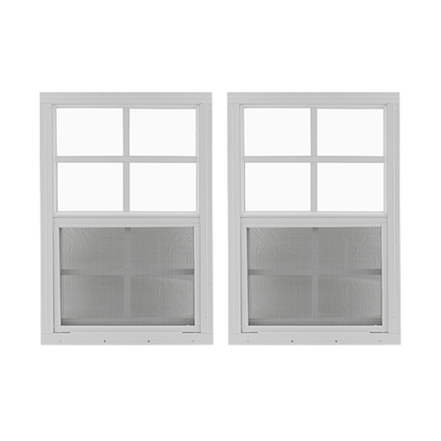 18" x 27" Window with Tempered Glass Bundle White Front