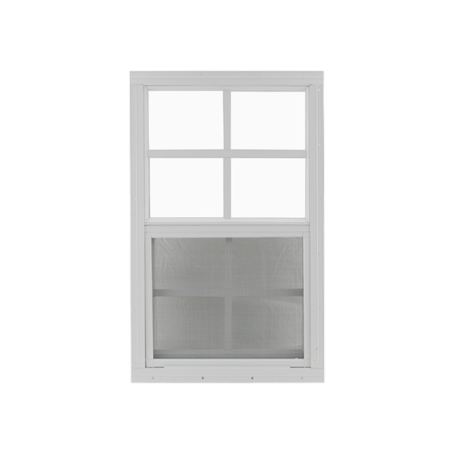 Vertical Slider 18" x 36" Shed Window with Tempered Glass White Flush