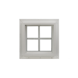 Decorative Window 20" x 20" Double Pane Standard Glass Clear Back
