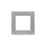 Decorative Window 20" x 20" Double Pane Standard Glass Clear No Grid Front