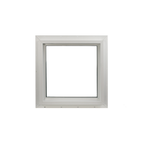 Decorative Window 20" x 20" Double Pane Standard Glass Clear No Grid Back