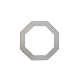 Octagon Window 20" x 20" Double Pane Standard Glass Clear Front No Grid