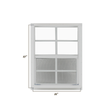 Vertical Slider 21" x 27" Window with Tempered Glass Dimensions