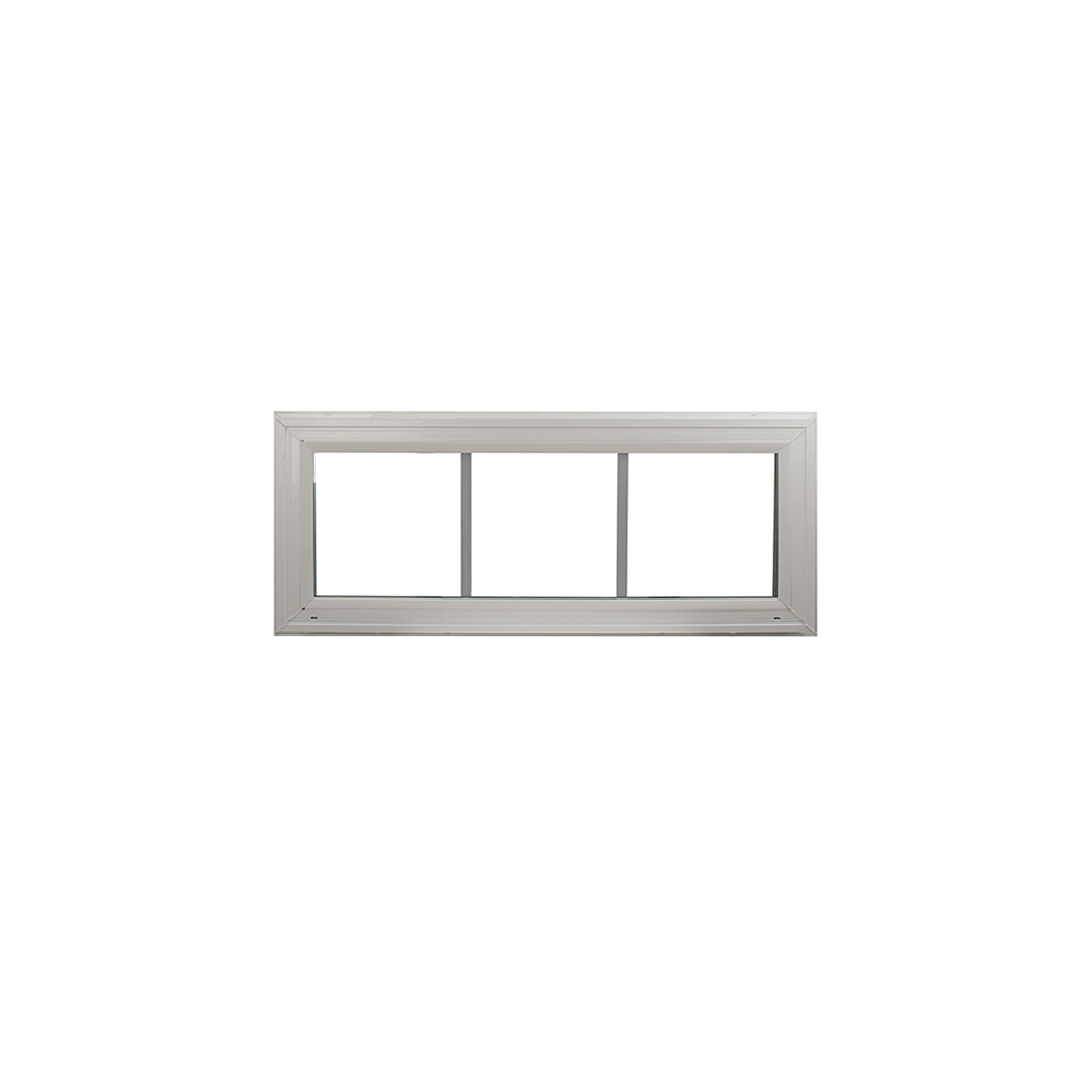 Transom Window 24" X 10" Double Pane Standard Glass Clear Front