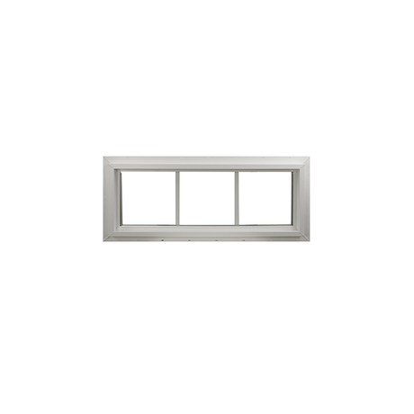 Transom Window 24" X 10" Double Pane Standard Glass Clear Back