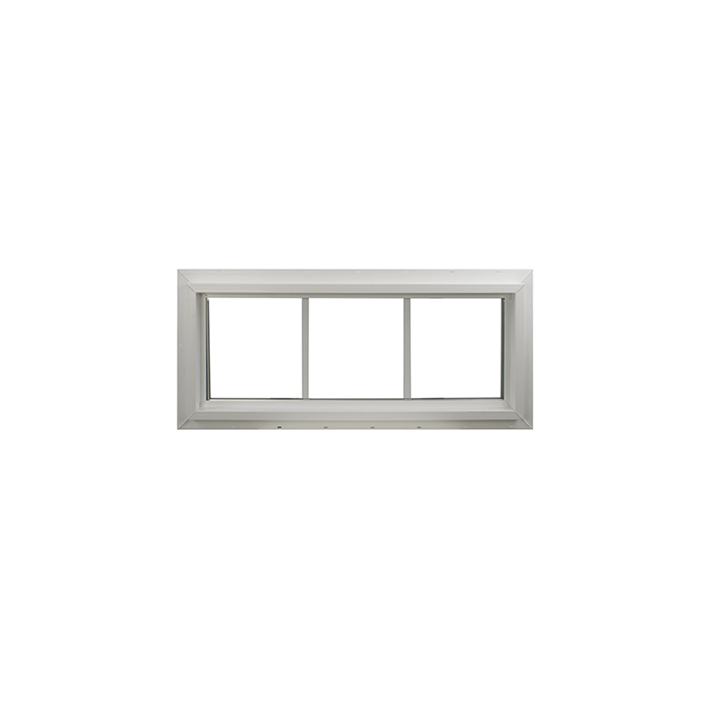 Transom Window 24" X 12" Double Pane Standard Glass Clear Back