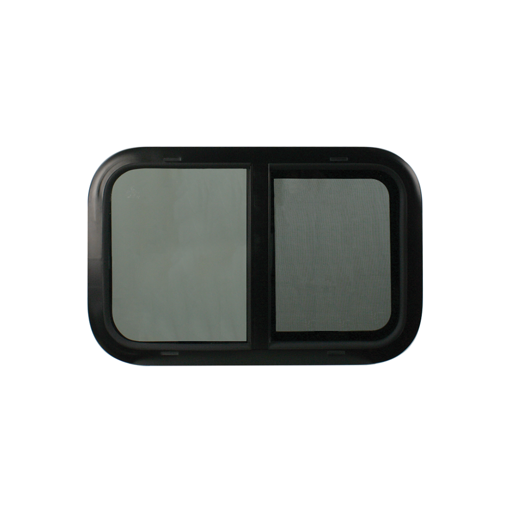 RV Horizontal Tempered Black Window - Shed Windows and More, Inc.