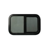 RV Horizontal Tempered Black Window - Shed Windows and More, Inc.
