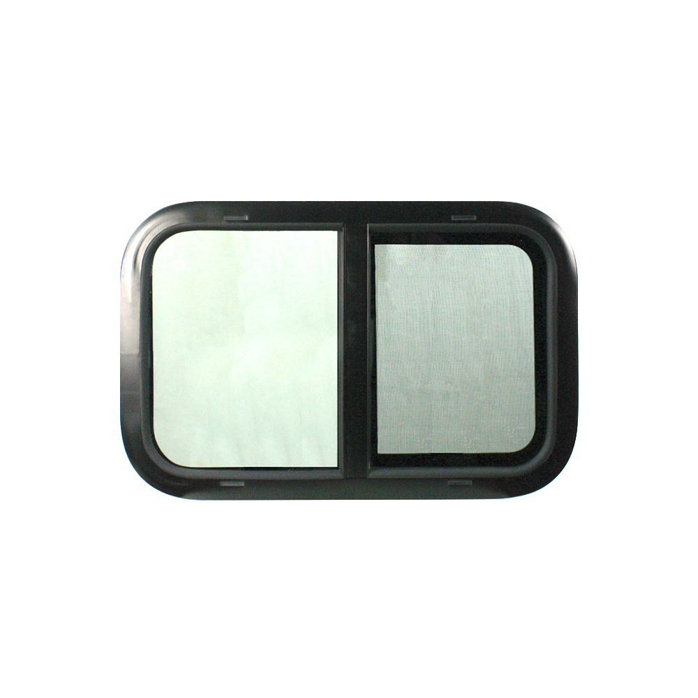 RV Horizontal Tempered Black Window - Shed Windows and More, Inc.