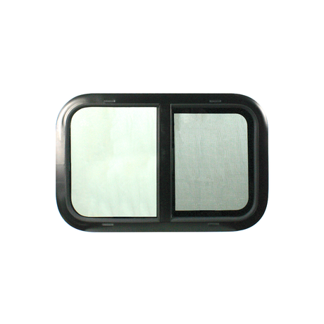 RV Horizontal Tempered Black Window - Shed Windows and More, Inc.