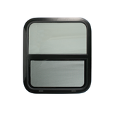 RV Vertical Tempered Black Window - Shed Windows and More, Inc.