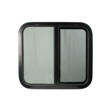 RV Horizontal Tempered Black Window - Shed Windows and More, Inc.