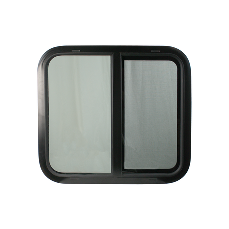 RV Horizontal Tempered Black Window - Shed Windows and More, Inc.
