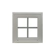 Decorative Window 24" x 24" Double Pane Standard Glass Clear Front