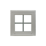 Decorative Window 24" x 24" Double Pane Standard Glass Clear Front