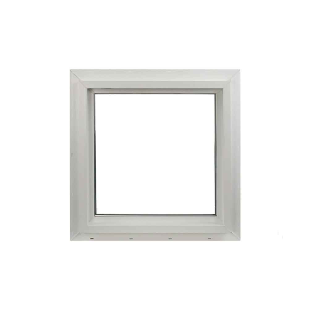 Decorative Window 24" x 24" Double Pane Standard Glass Clear Back No Grid