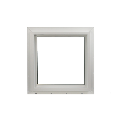 Decorative Window 24" x 24" Double Pane Standard Glass Clear Back No Grid