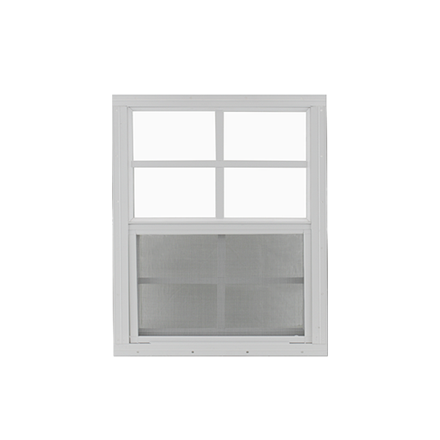 Vertical Slider 24" x 27" Window with Tempered Glass White Flush