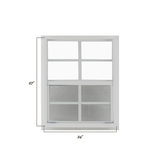 Vertical Slider 24" x 27" Window with Tempered Glass Dimensions
