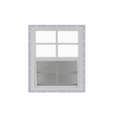 Vertical Slider 24" x 27" Window with Tempered Glass J-Channel