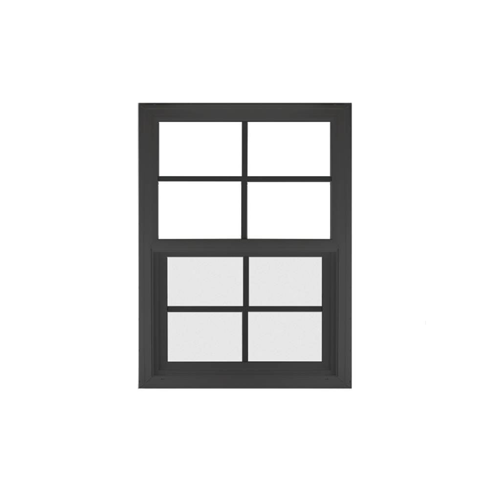 Vertical Window 24" x 36" Double Pane Standard Glass Clear Black