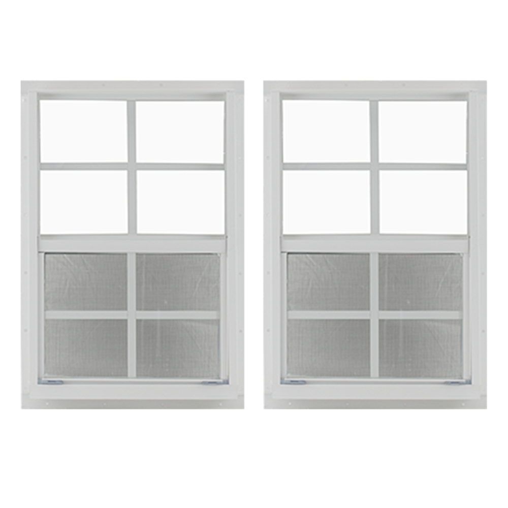 24" x 36" Window with Tempered Glass Bundle White Back