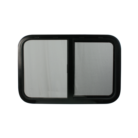 RV Horizontal Tempered Black Window - Shed Windows and More, Inc.