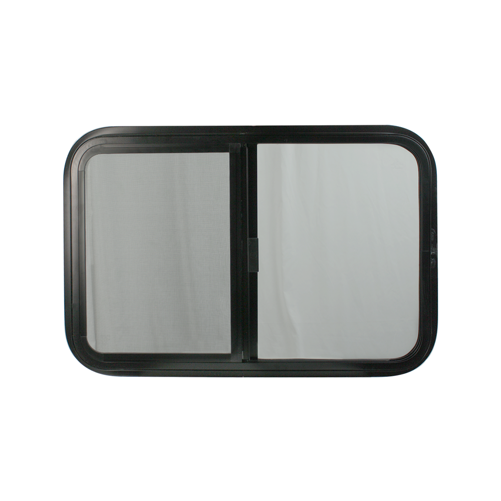 RV Horizontal Tempered Black Window - Shed Windows and More, Inc.