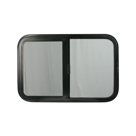 RV Horizontal Tempered Black Window - Shed Windows and More, Inc.
