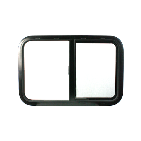 RV Horizontal Tempered Black Window - Shed Windows and More, Inc.