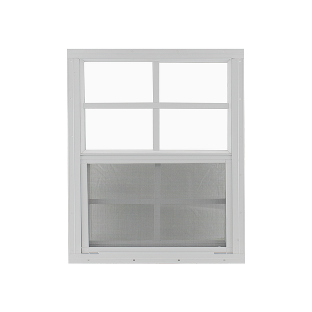 Vertical Slider 30" x 36" Window with Tempered Glass White Flush