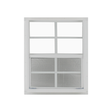 Vertical Slider 30" x 36" Window with Tempered Glass White Flush Back