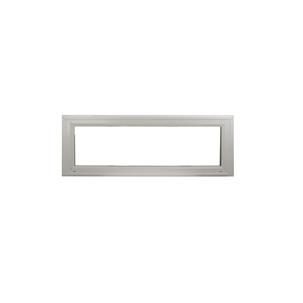 Transom Window 36" X 10" Double Pane Standard Glass Clear No Grid Front