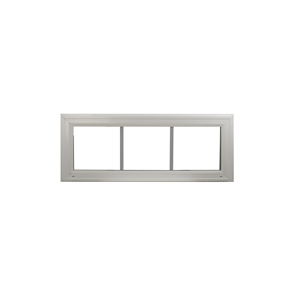 Transom Window 36" x 12" Double Pane Standard Glass Clear Front