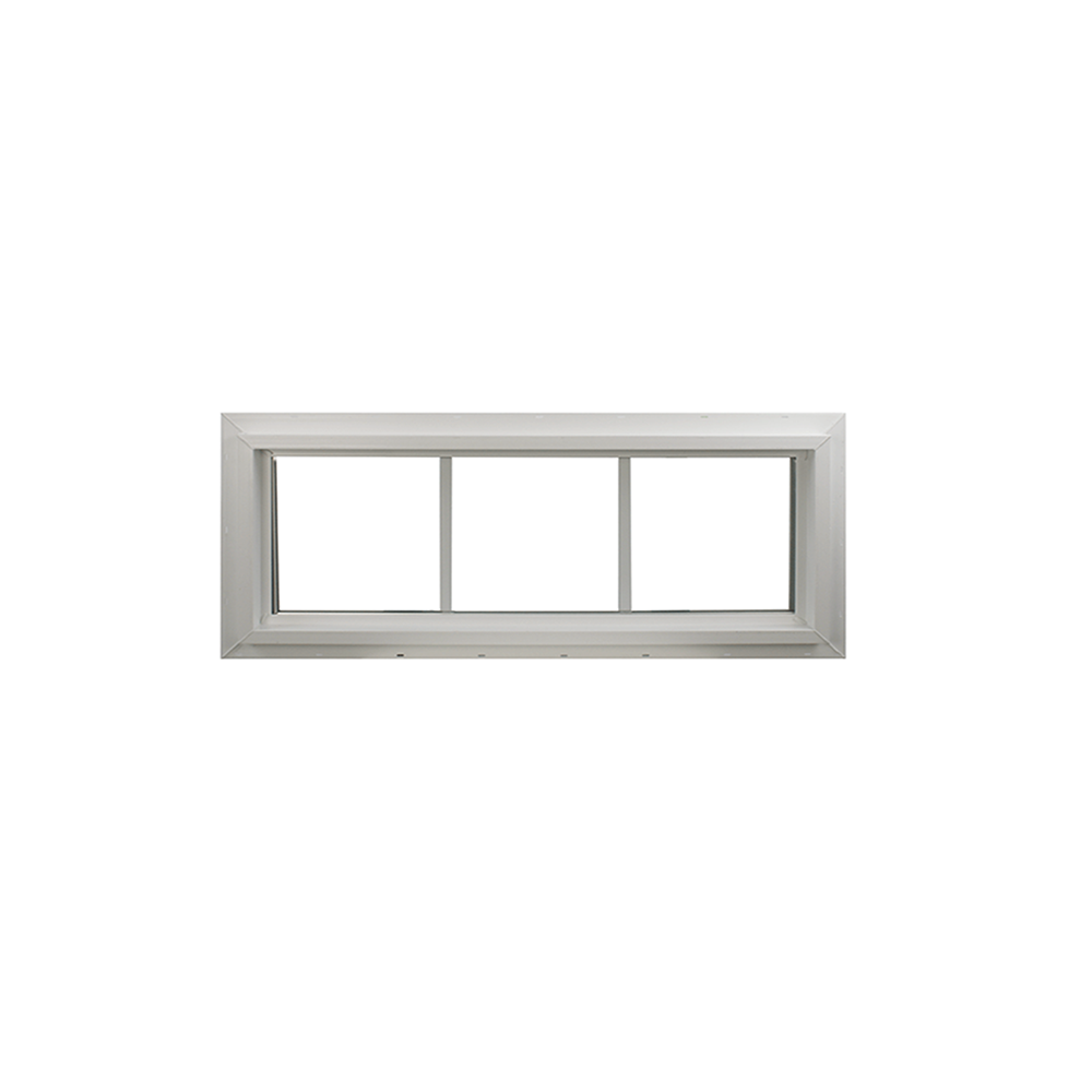 Transom Window 36" x 12" Double Pane Standard Glass Clear Back