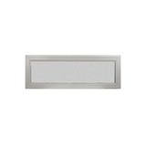 Transom Window 42" x 12" Double Pane Tempered Glass Obscured Front No Grid