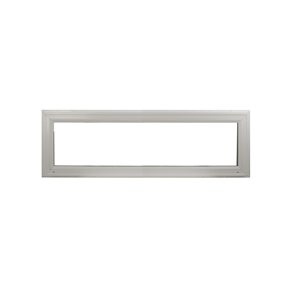 Transom Window 48" x 12" Double Pane Standard Glass Clear No Grid Front