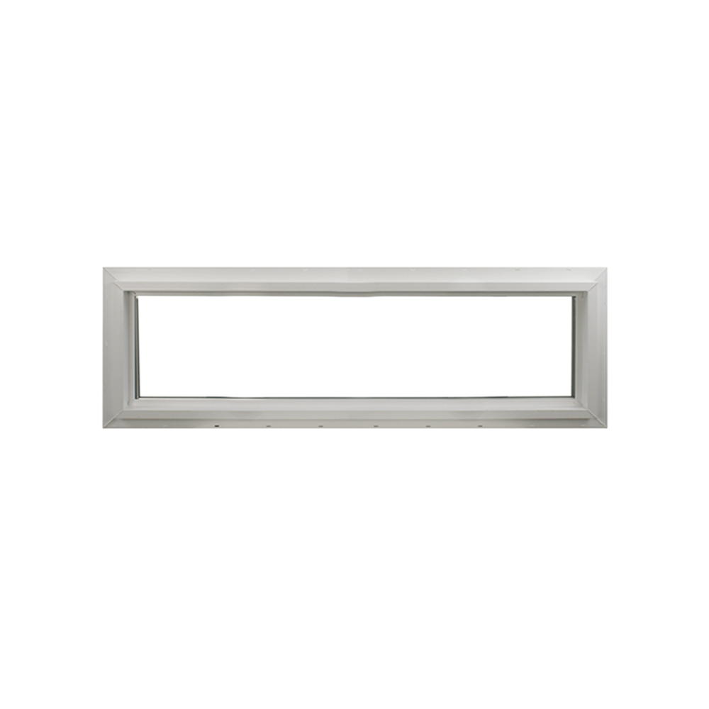 Transom Window 48" x 12" Double Pane Standard Glass Clear No Grid Back