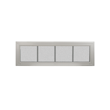 Transom Window 48" x 12" Double Pane Tempered Glass Obscured Front