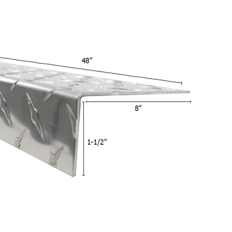 Diamond Plate Threshold - Shed Windows and More, Inc.