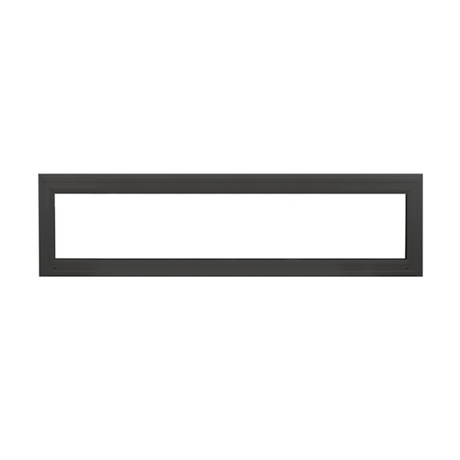 Transom Window 60" x 12" Double Pane Standard Glass Clear Black No Grid Front