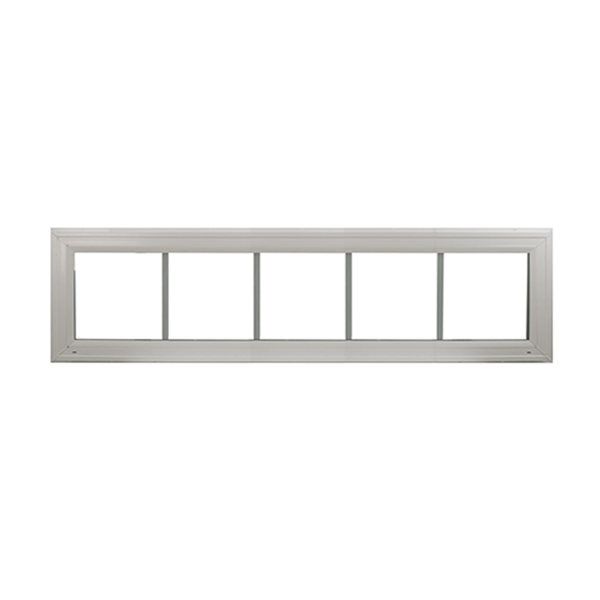 Transom Window 60" x 12" Double Pane Standard Glass Clear Front