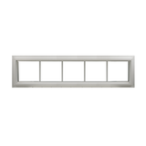 Transom Window 60" x 12" Double Pane Standard Glass Clear Back