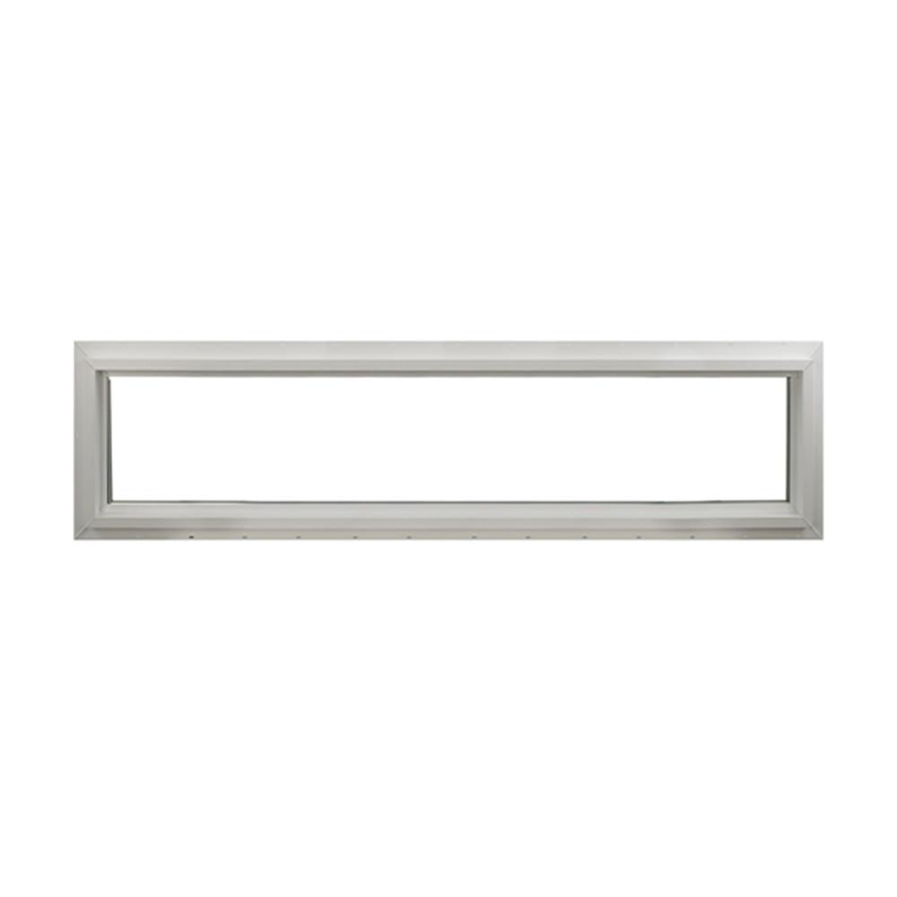 Transom Window 60" x 12" Double Pane Standard Glass Clear No Grid Back