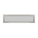 Transom Window 60" x 12" Double Pane Tempered Glass Obscured No Grid Front