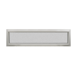 Transom Window 60" x 12" Double Pane Tempered Glass Obscured No Grid Back